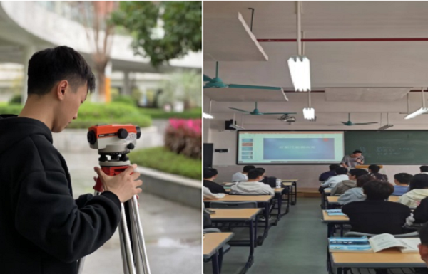 111学生进行测绘内外业实践.png